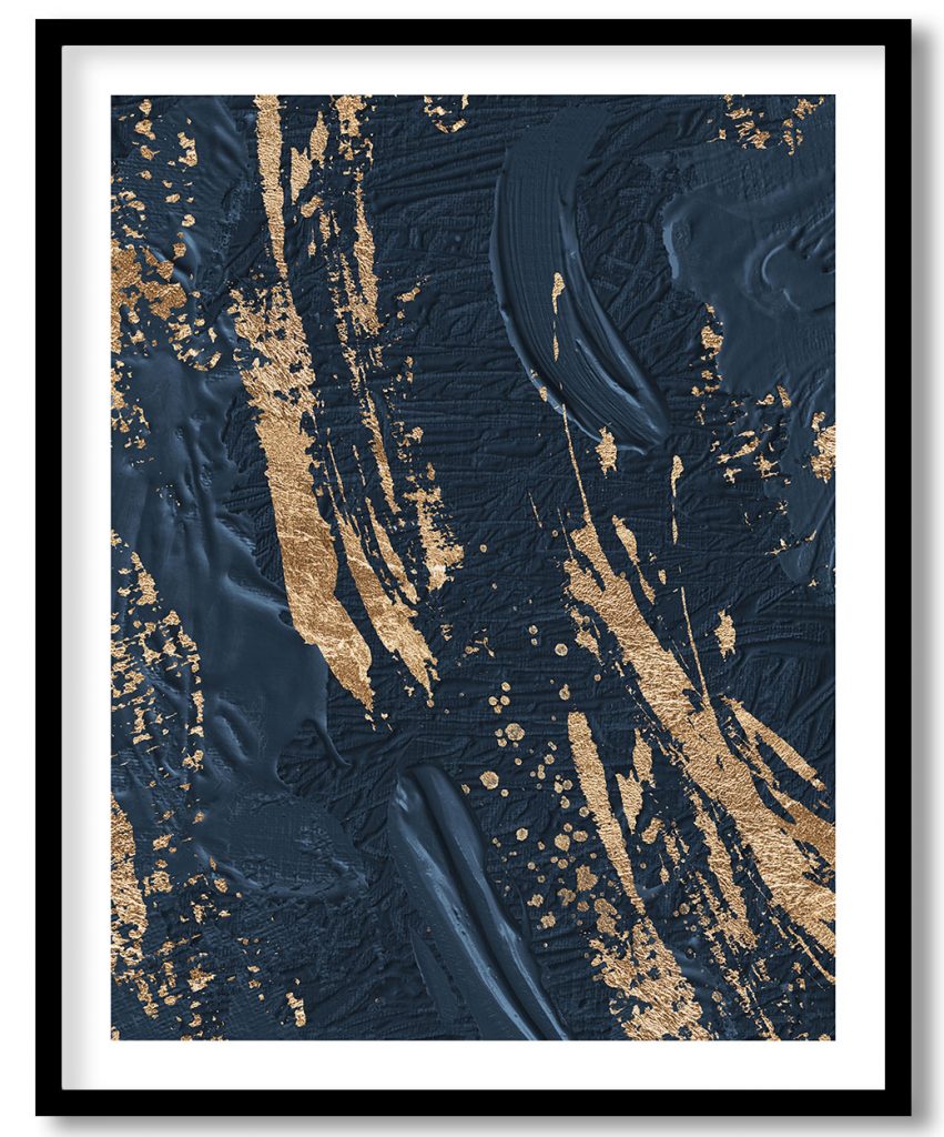 Blue Beauty Blended With Gold