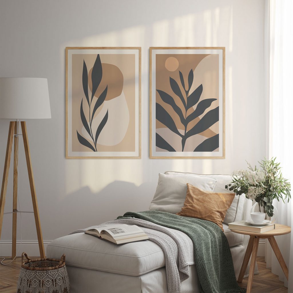 Abstract Plant Shapes – Wall Art