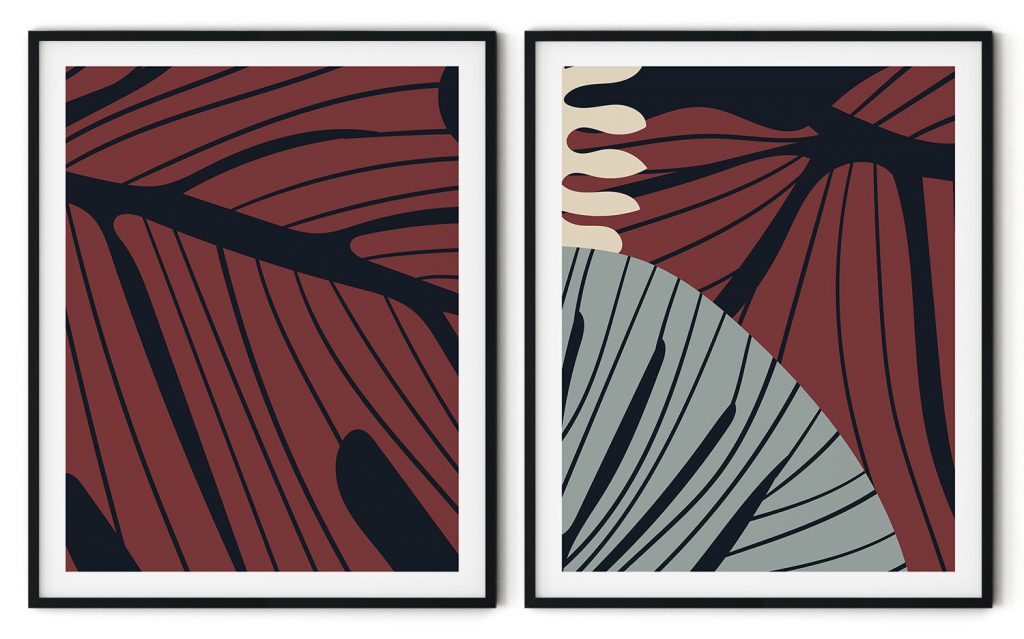 Beautiful organic leaves