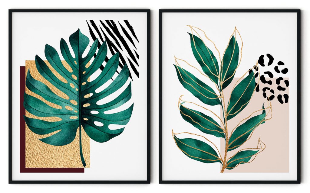 Glossy Tropical In A Frame