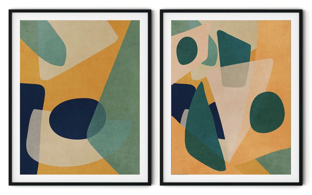 Figurative minimalistic abstract