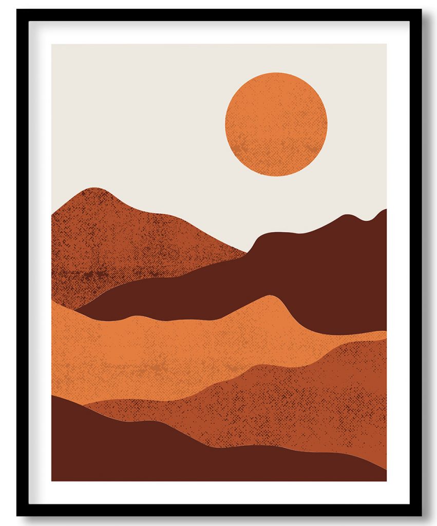 Scandinavian mountain abstruse