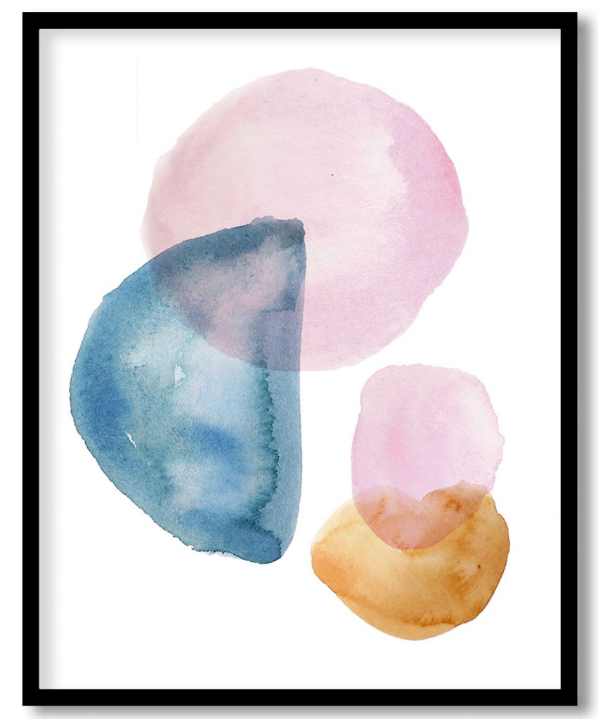 Semblance watercolor abstract