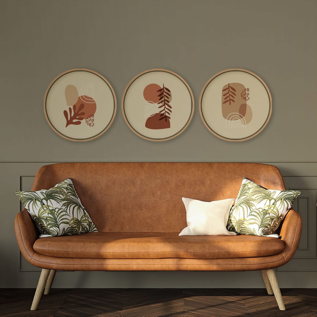 Abstract Organic Shapes and Botanicals – Wall Decor