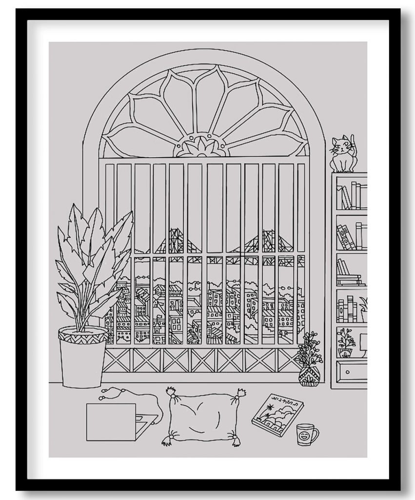 Looking out the window