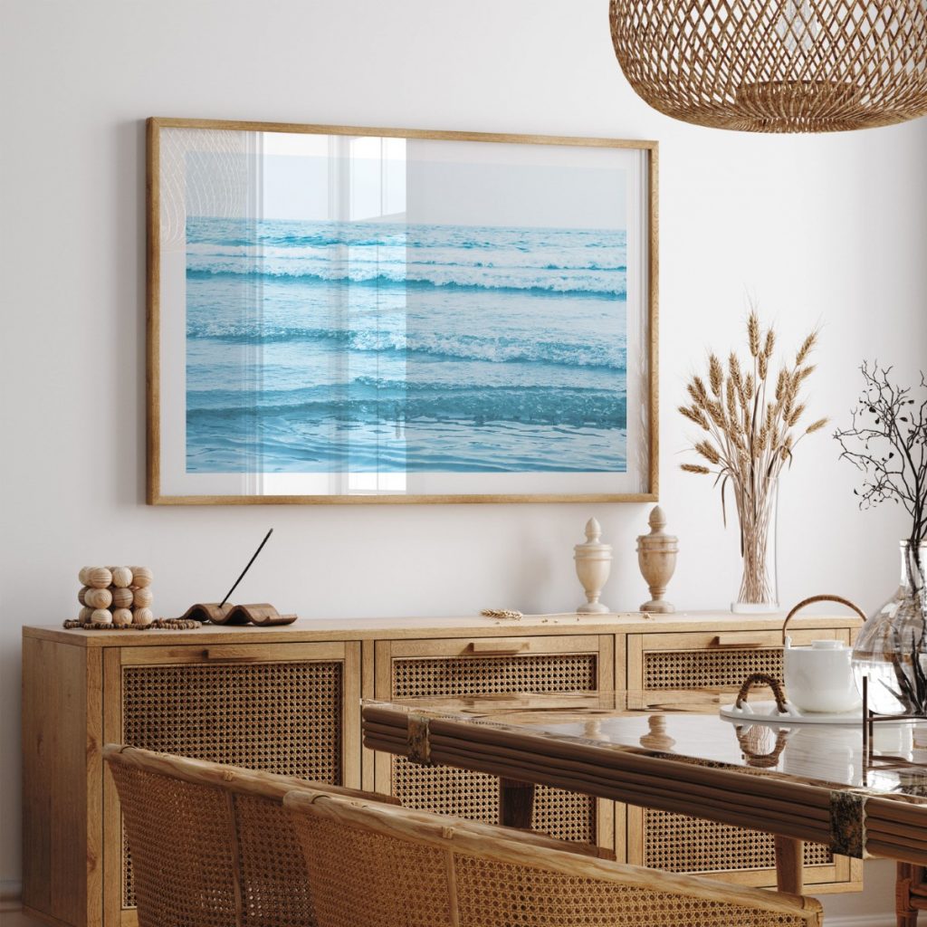 Nature Blue Ocean Waves – Wall Decor