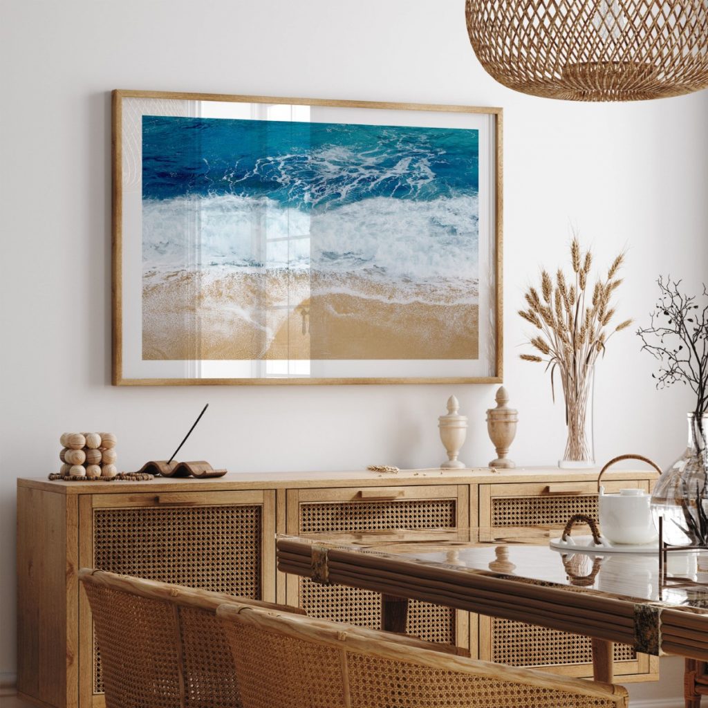 Nature Aerial Ocean Waves – Wall Art