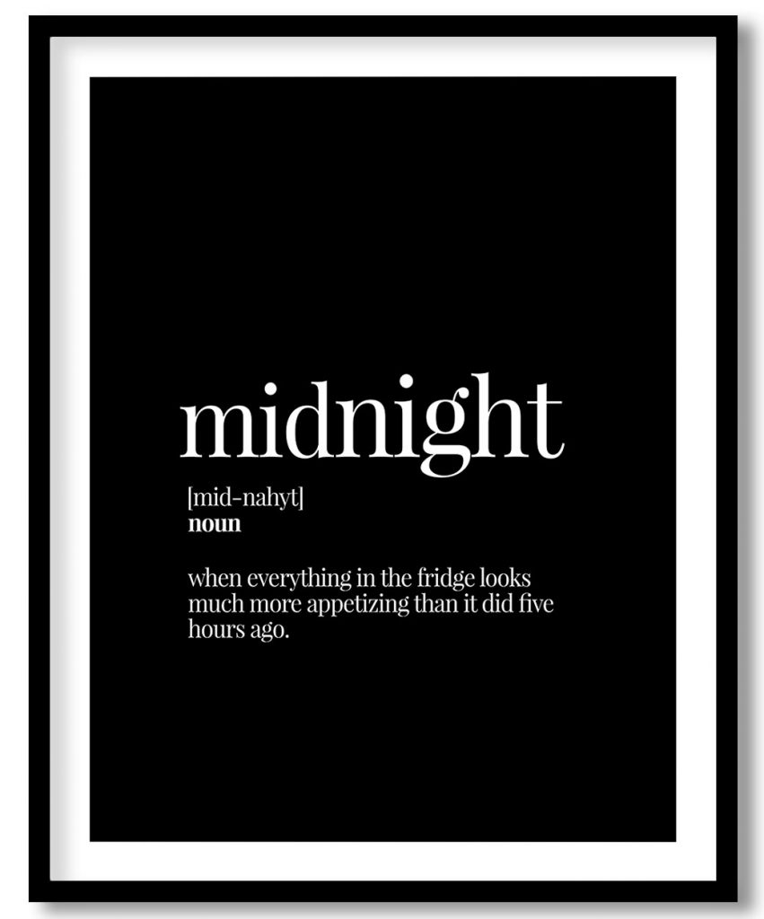 Midnight - Funny Dictionary Definition