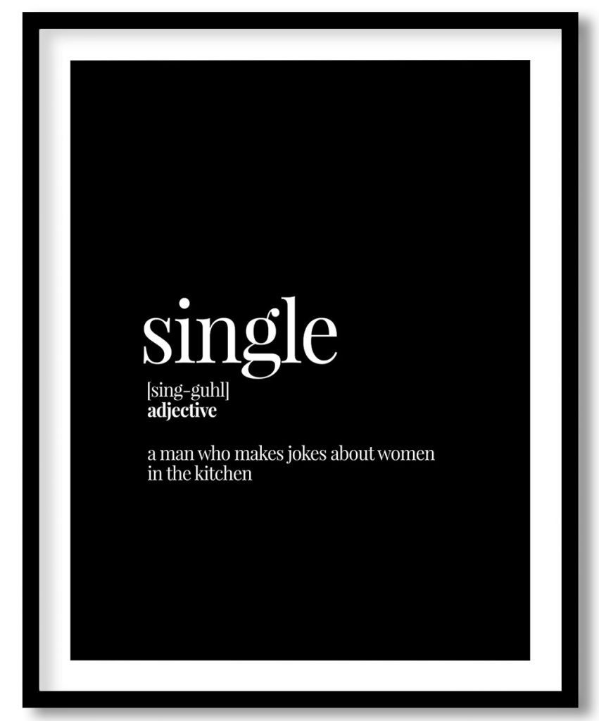 Single - Funny Dictionary Definition