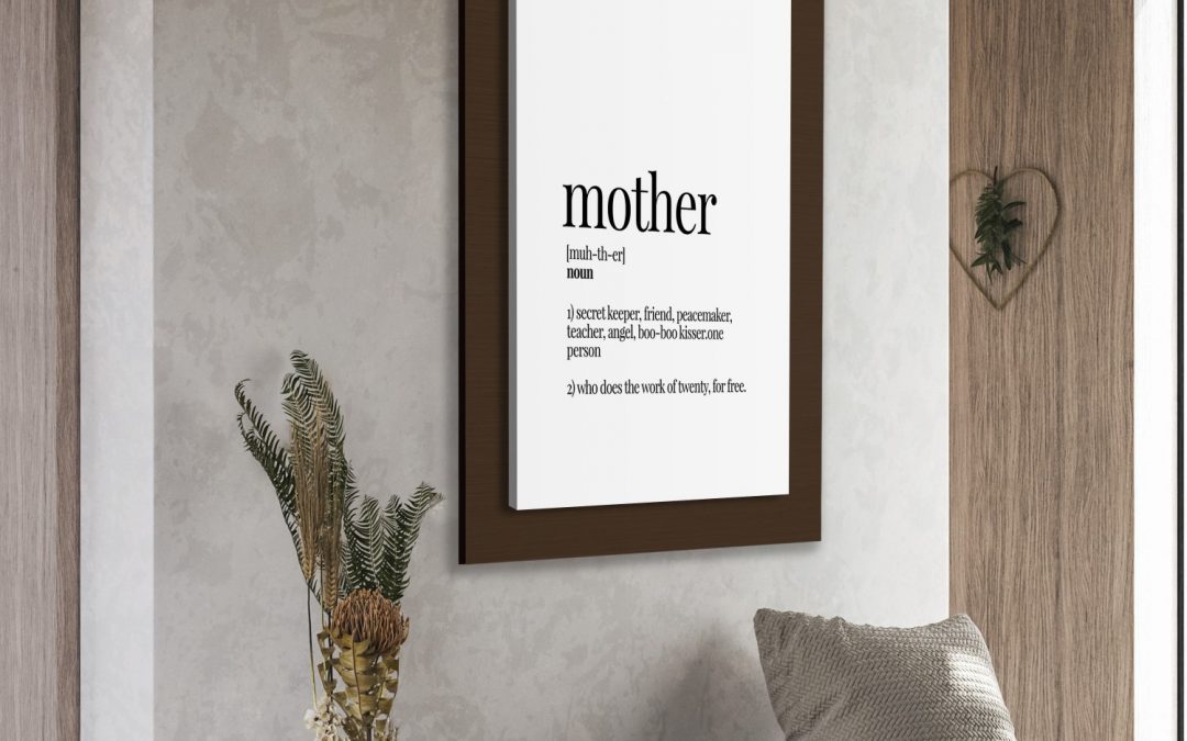 Wall Decor | Mother - Funny Dictionary Definition - Family series