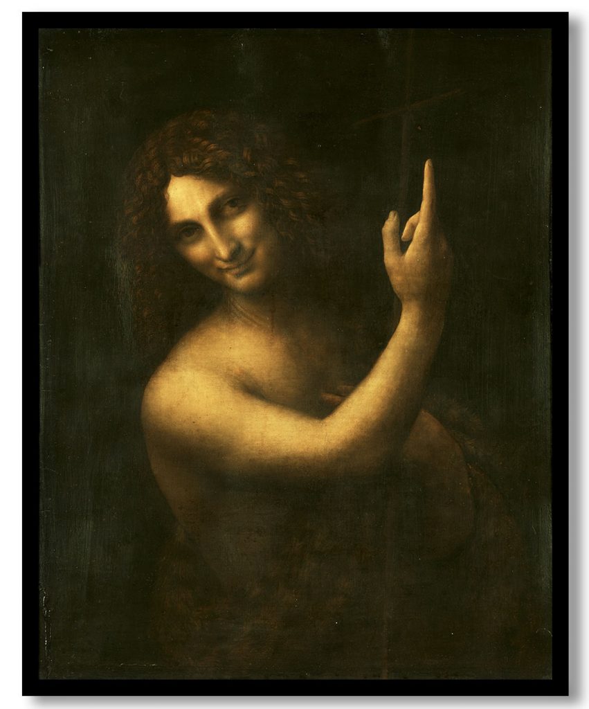 Saint John the Baptist by Leonardo da Vinci
