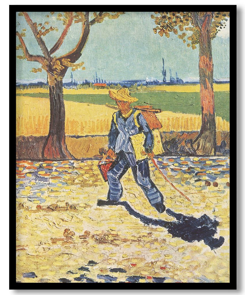 Painter on the Road to Tarascon by Vincent van gogh