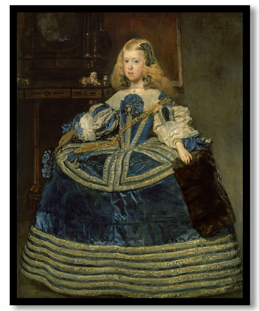 Infanta Margarita Teresa in a Blue Dress by Diego Velazquez