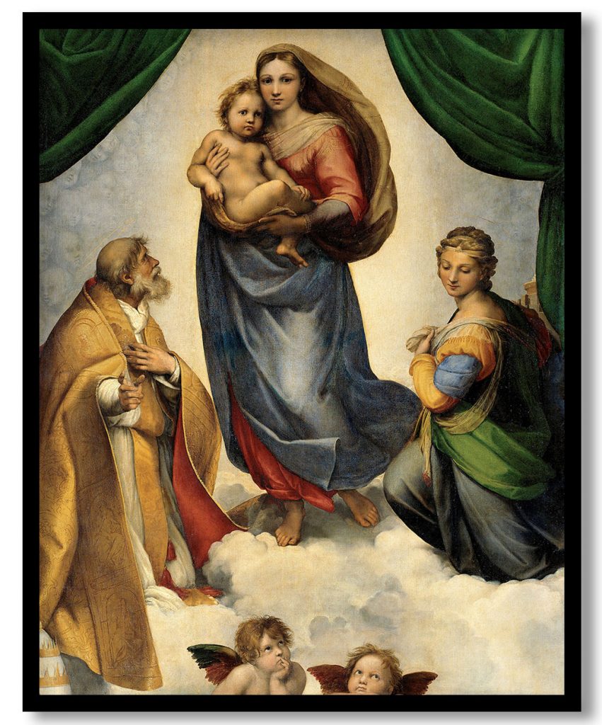 Madonna Sixtina by raphael