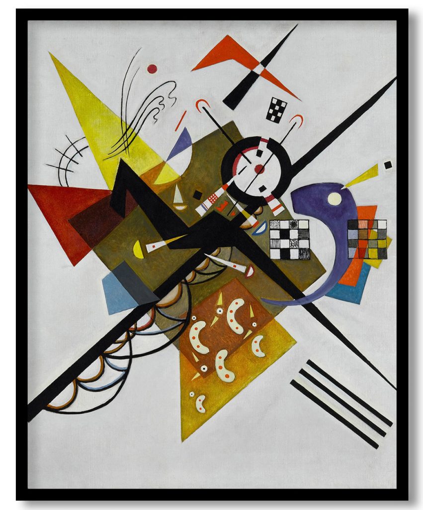 On white ii by Wassily Kandinsky (1923)