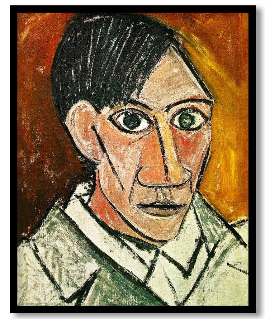 Pablo Picasso self portrait by Pablo Picasso (1907)