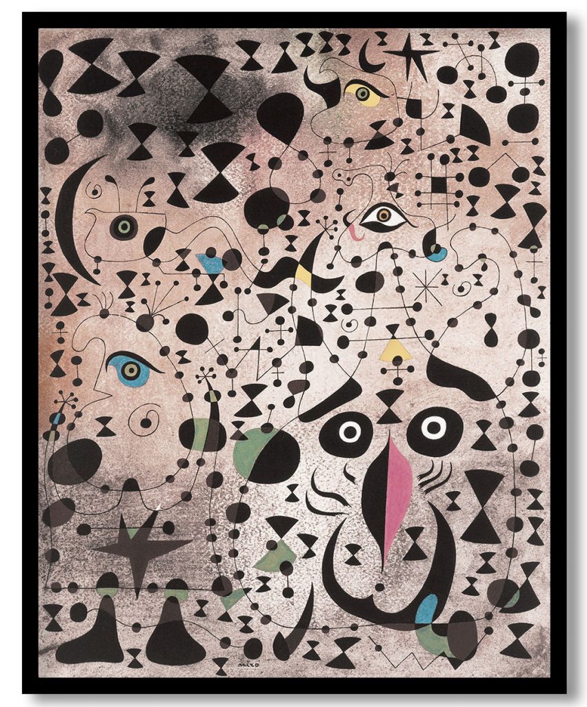 pattern by joan miro (1941)