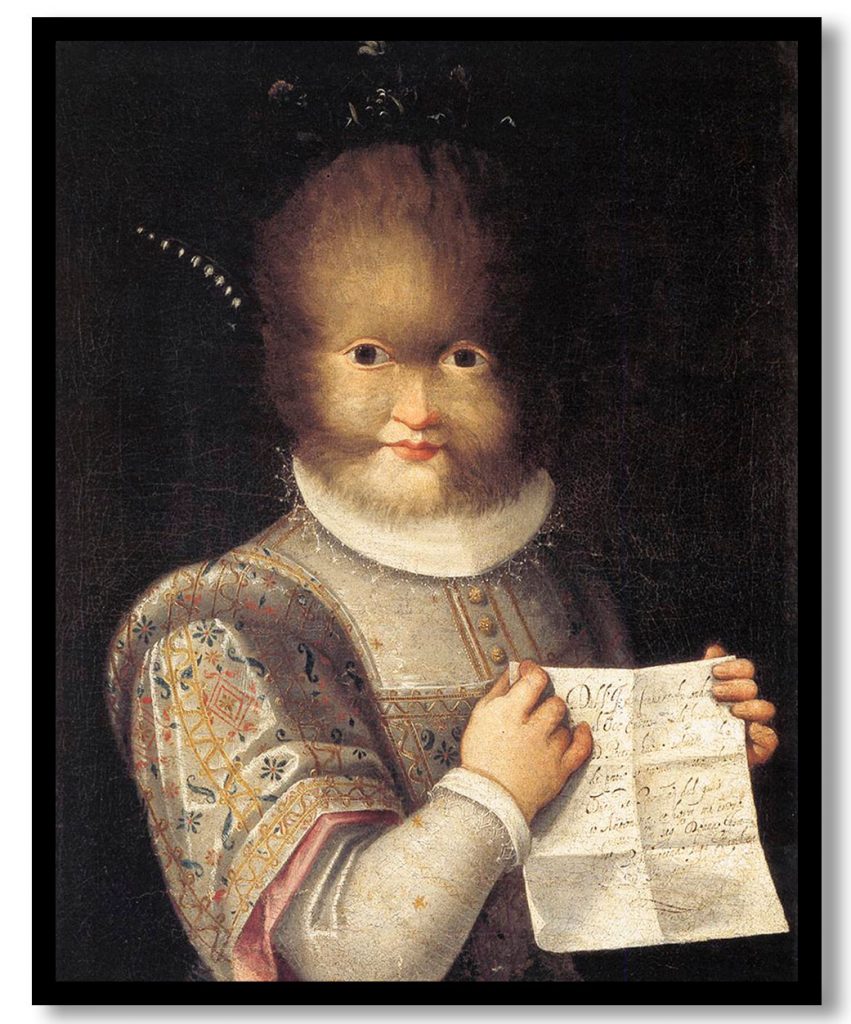 Portrait of Antonietta Gonzalez by Lavinia Fontana (1595)