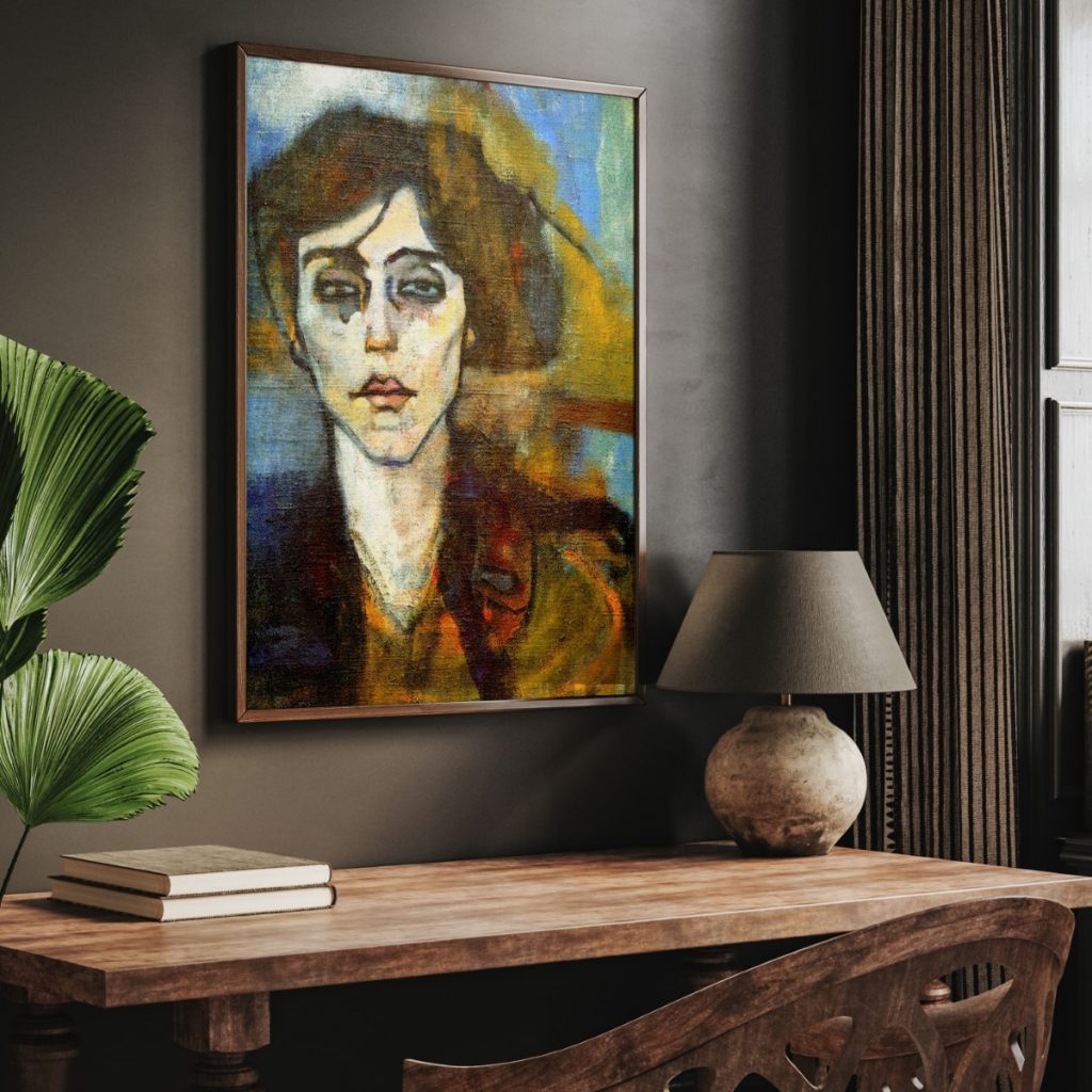 Portrait of maude abrantes by Amedeo Modigliani (1907)