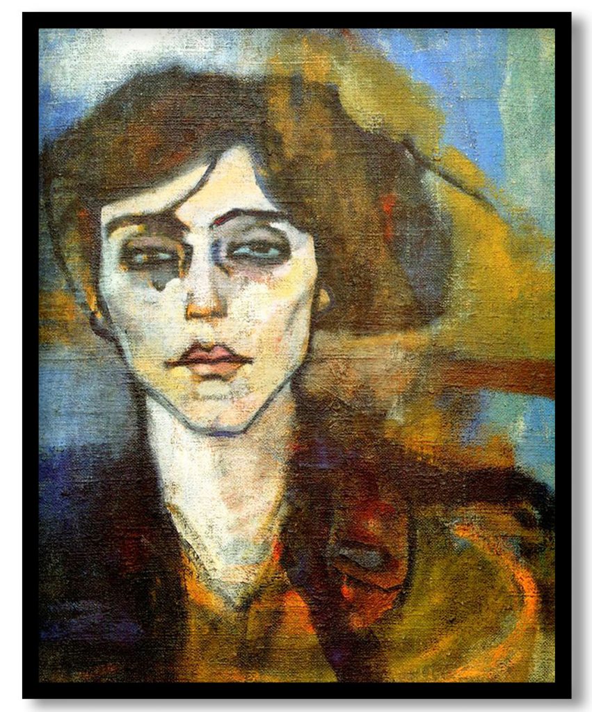 Portrait of maude abrantes by Amedeo Modigliani (1907)