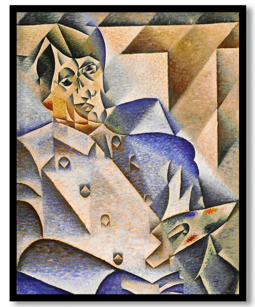 Portrait of Pablo Picasso by Juan Gris (1912)
