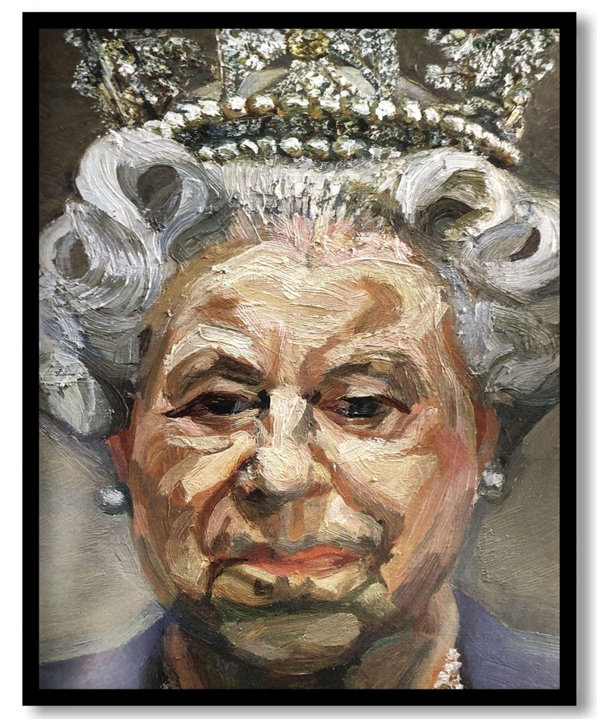 Queen elizabeth ii by Lucian Freud (2000 2001)