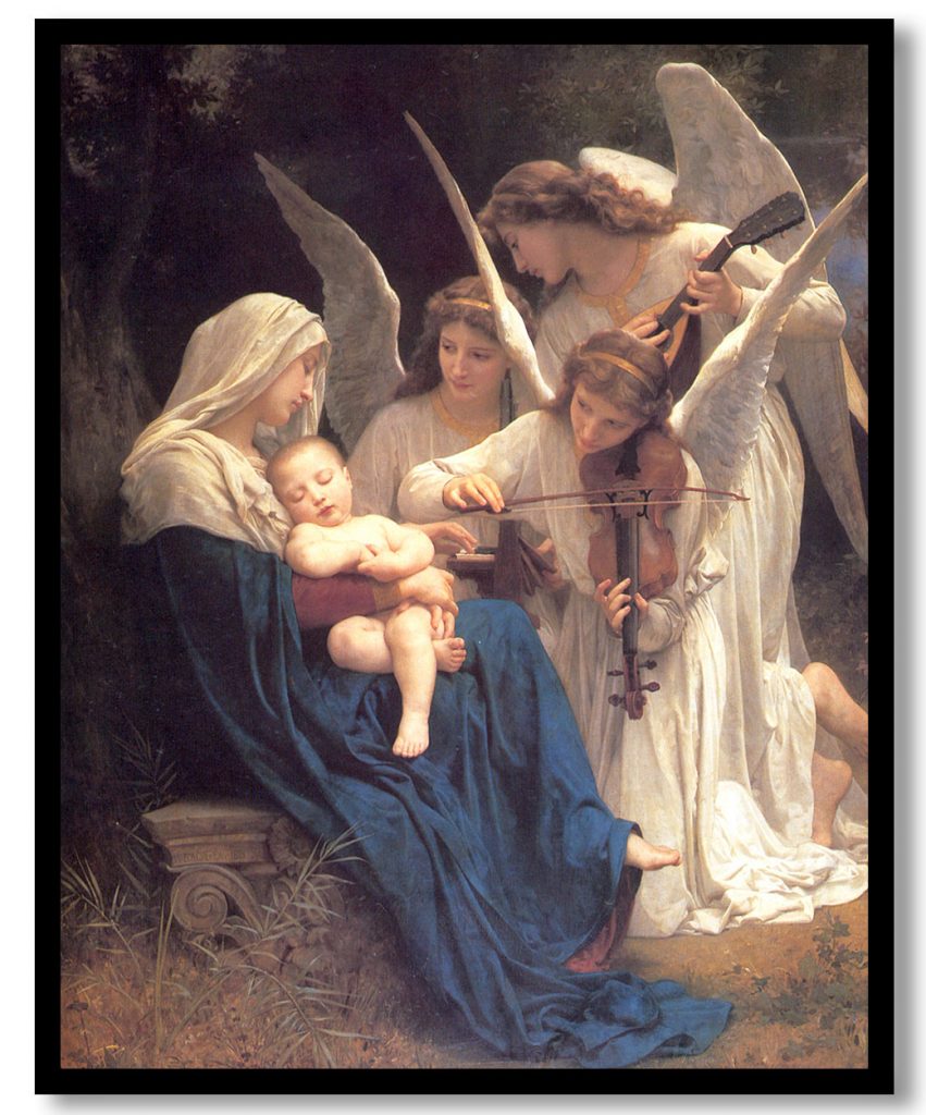 Song of the angels by William Adolphe Bouguereau (1881)