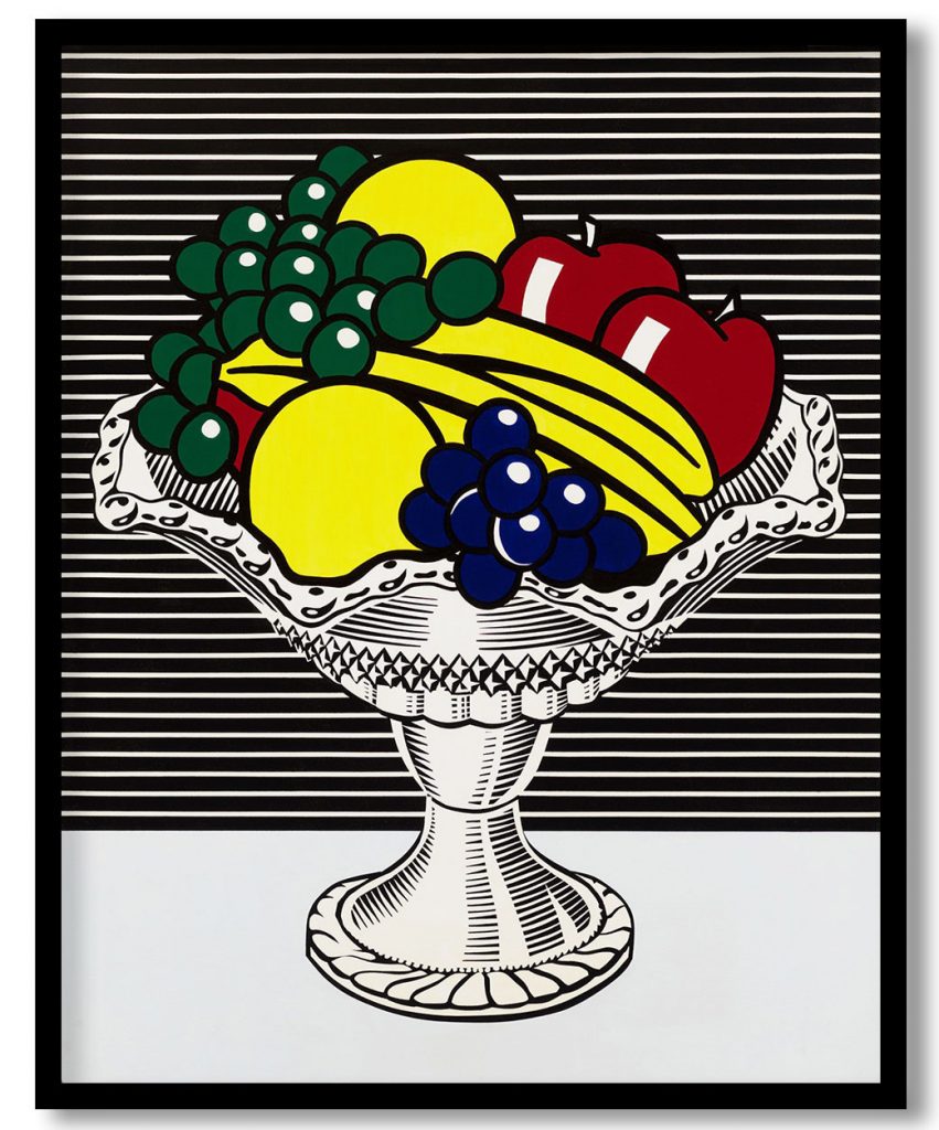 Still life with crystal bowl by Roy Lichtenstein (1973)