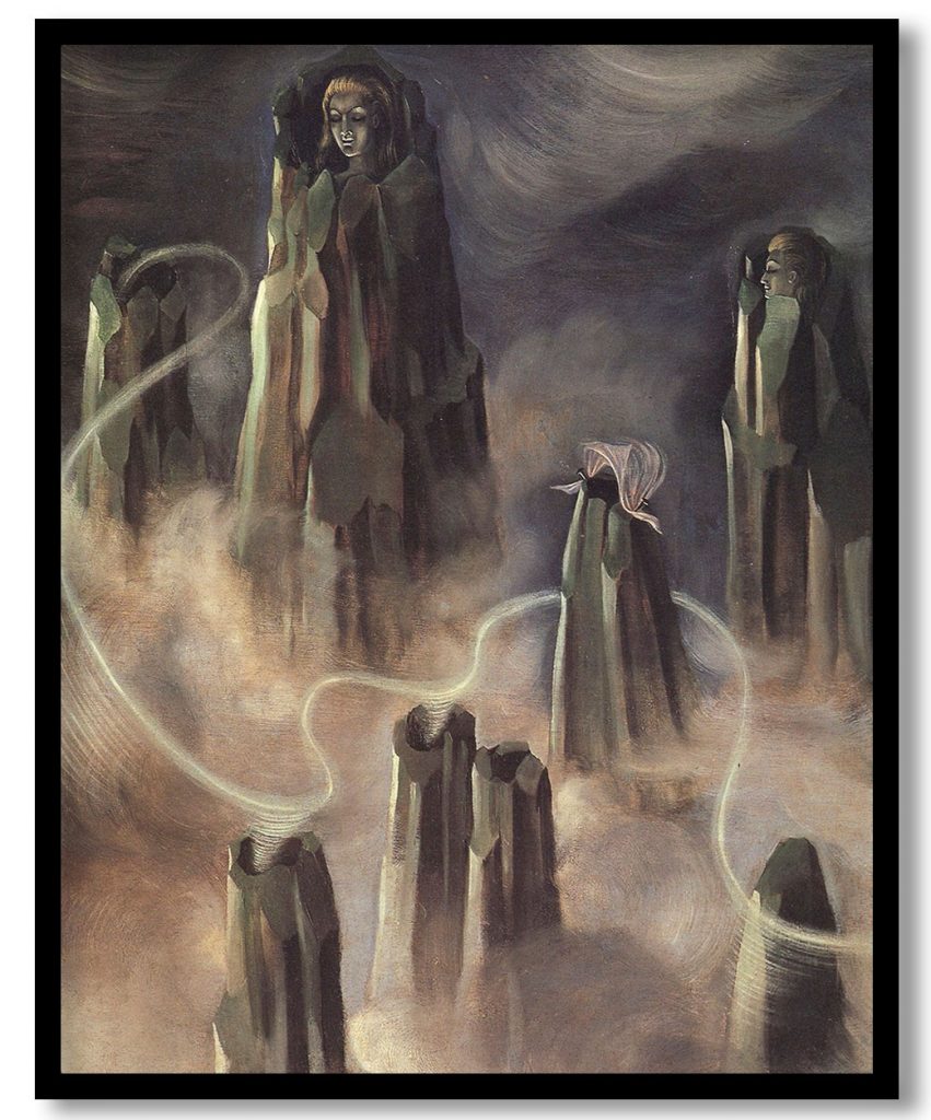 The souls of the mountain by Remedios Varo (1938)