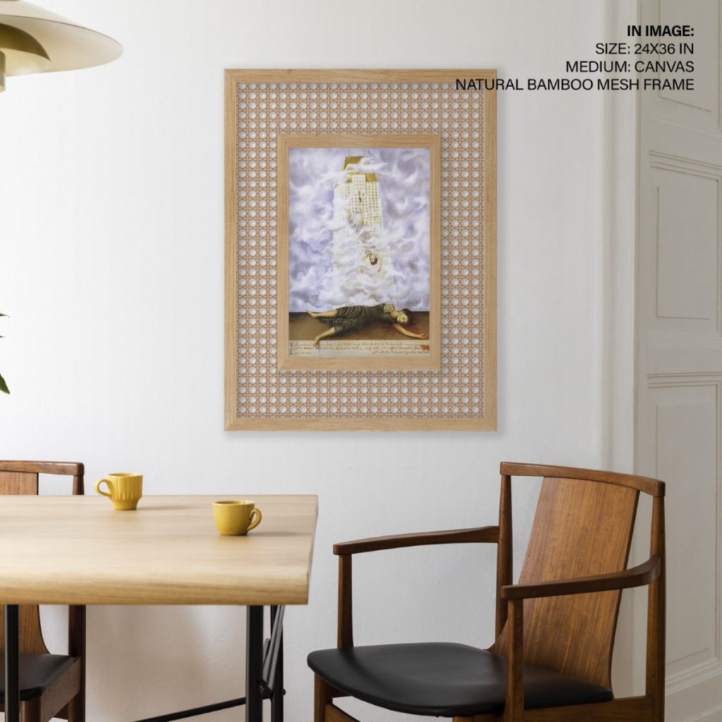 The suicide of dorothy hale by Frida Kahlo (1938) Wall Art, Hanging