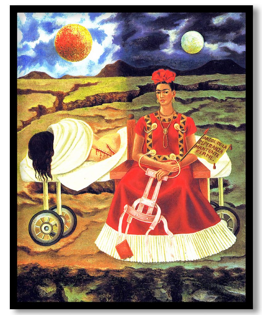 Tree of hope remain strong by Frida Kahlo (1946)