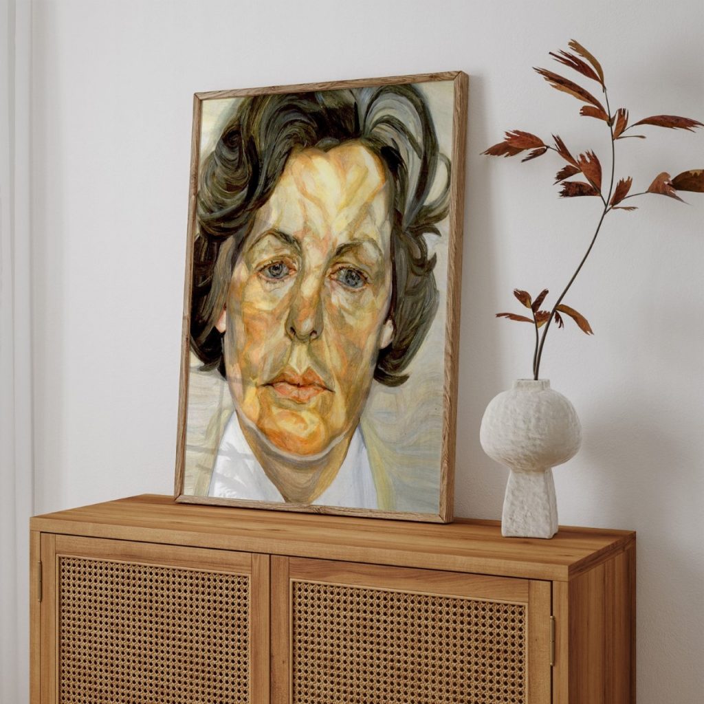 Woman in a white shirt by Lucian Freud (1956 957)