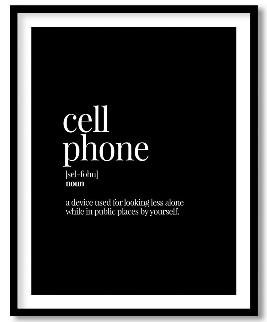 Cell phone - Funny Dictionary Definition