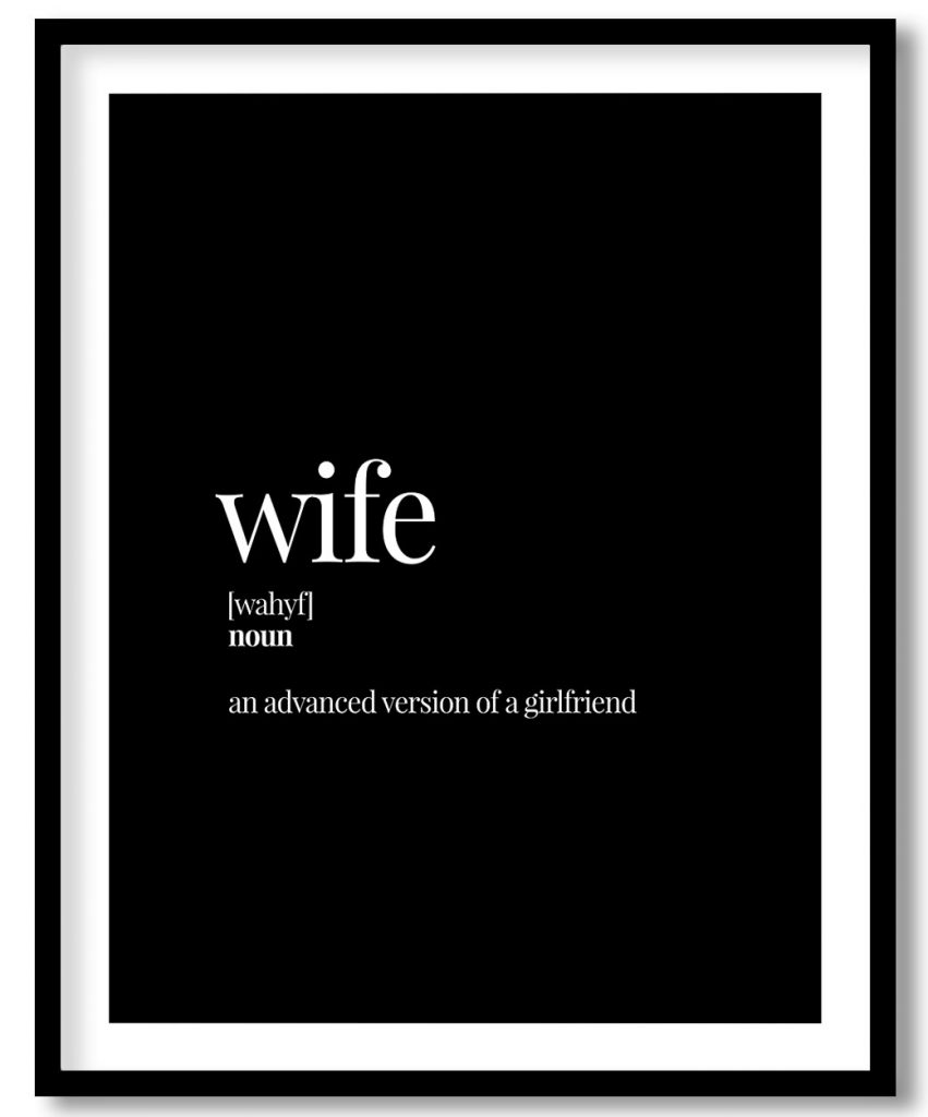 Wife - Funny Dictionary Definition
