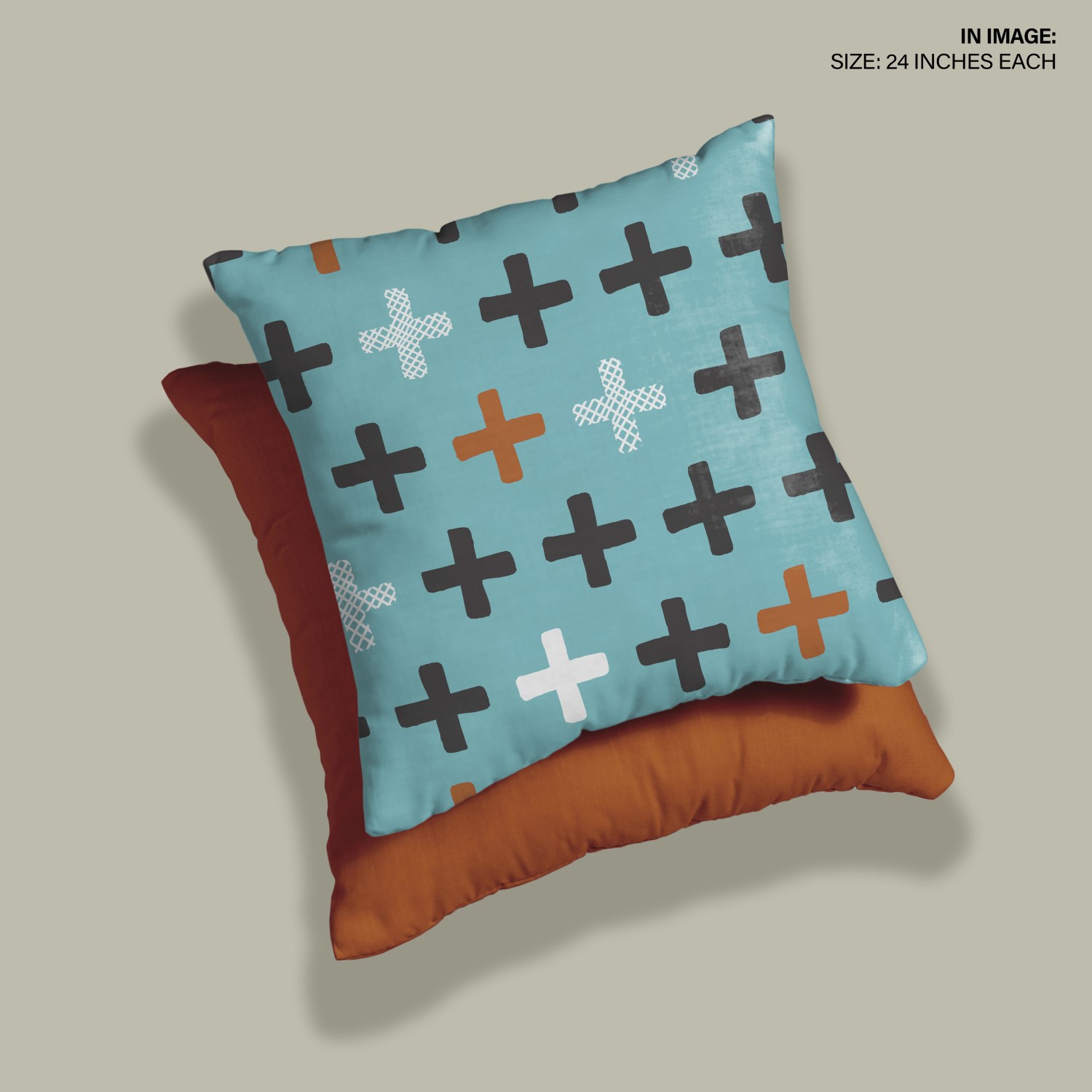 Throw Pillow Cushion Covers Set of 2 cardinal turquoise shape cushion