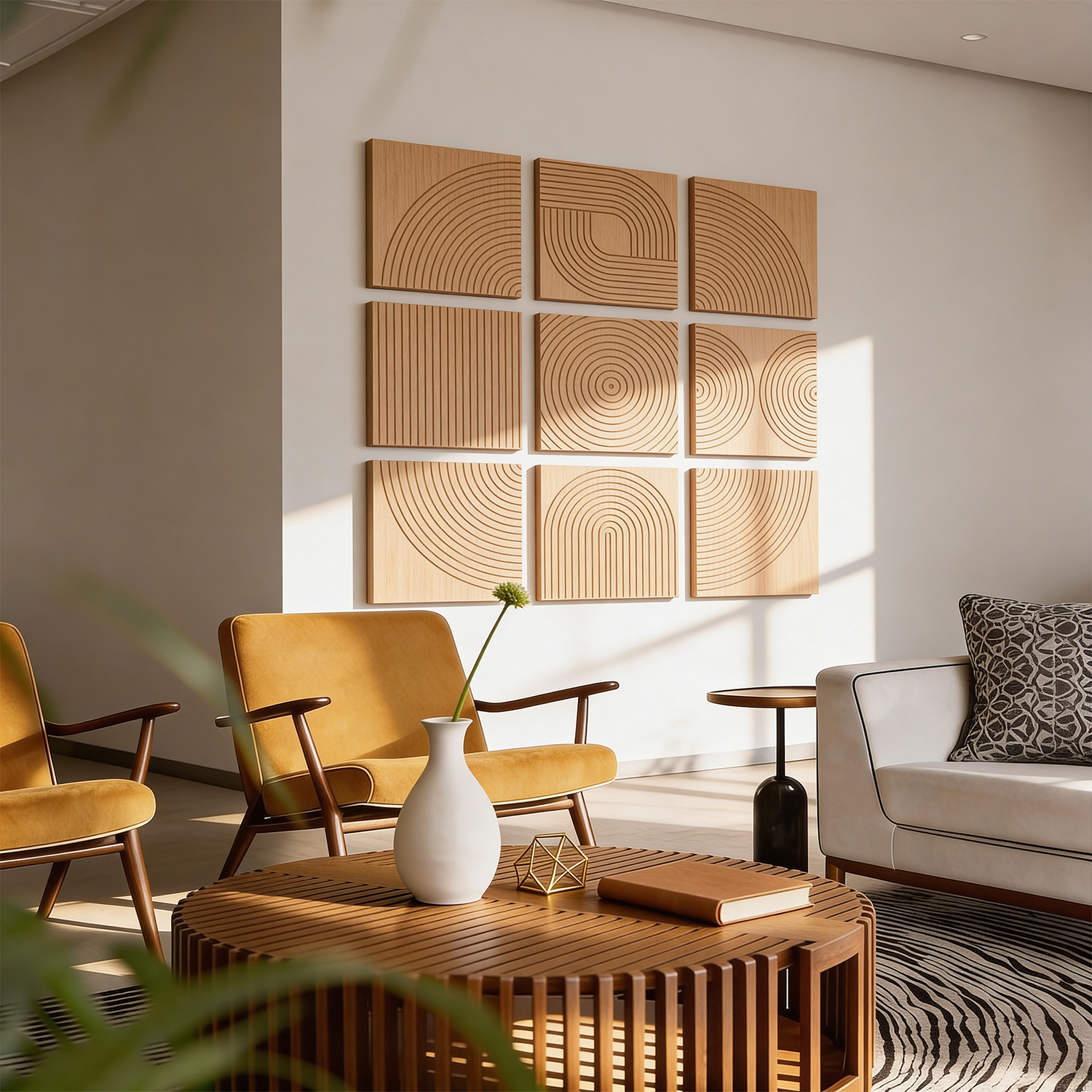 Boho Wooden Wall Panels - CHOOSE STYLE: 6 differen