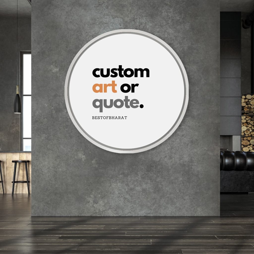 custom art or quote BESTOFBHARAT - Custom Art or Quote – Wall Painting