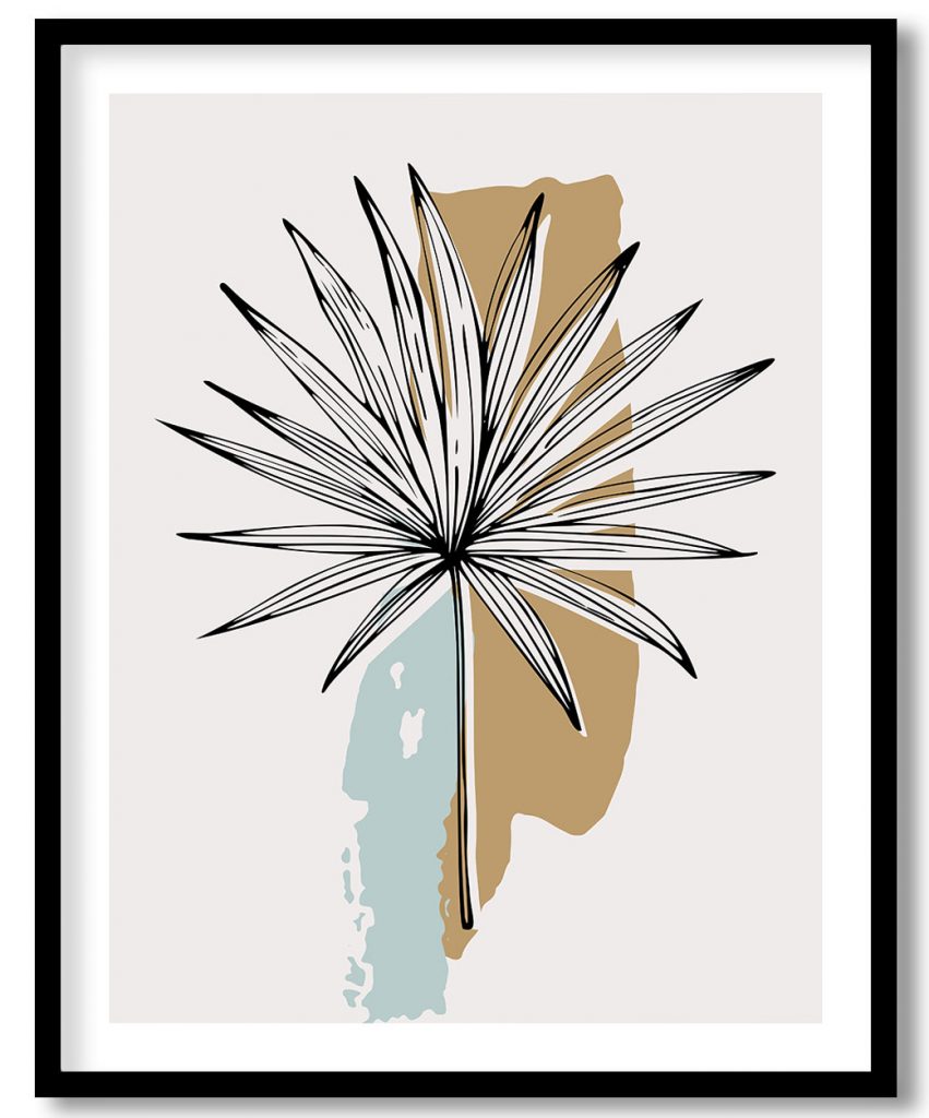 Line modern leaf #1