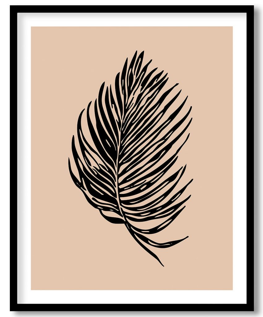 Fresh leaves of sago palm II