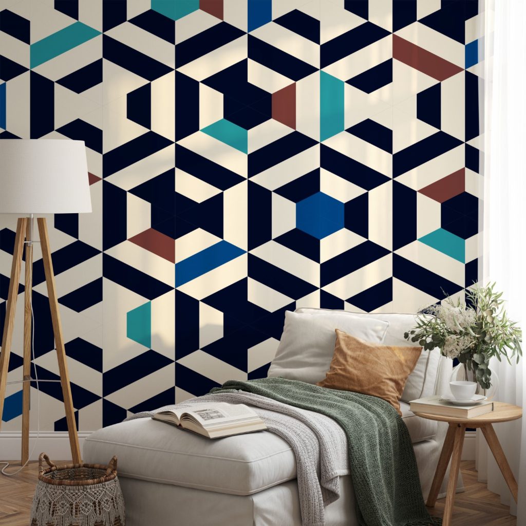 Geometric figurative abstract