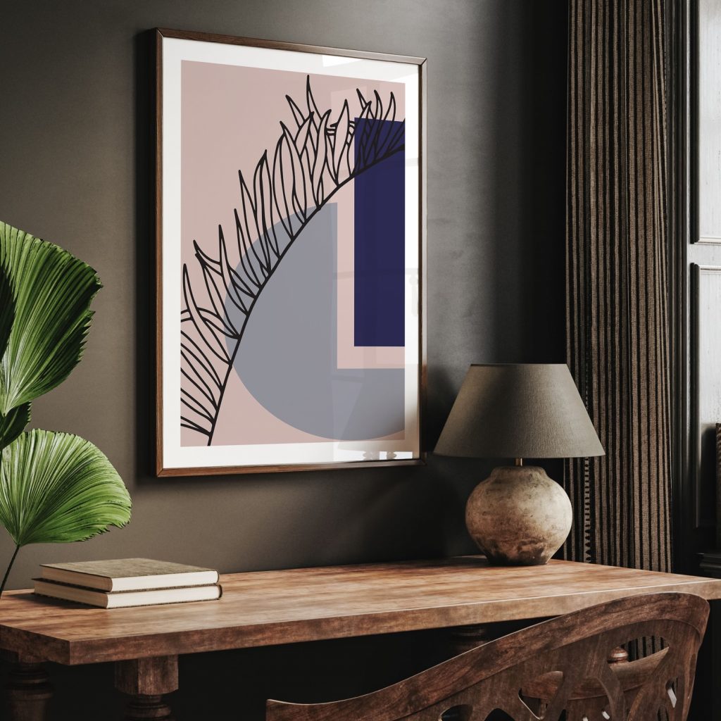 Abstract Palm Frond Shapes – Home Decor