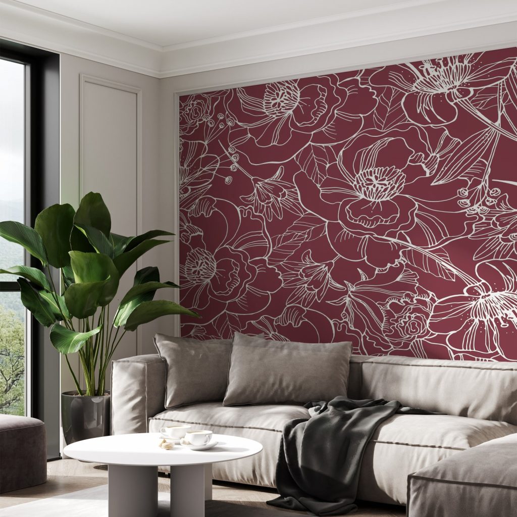 Floral layout pattern