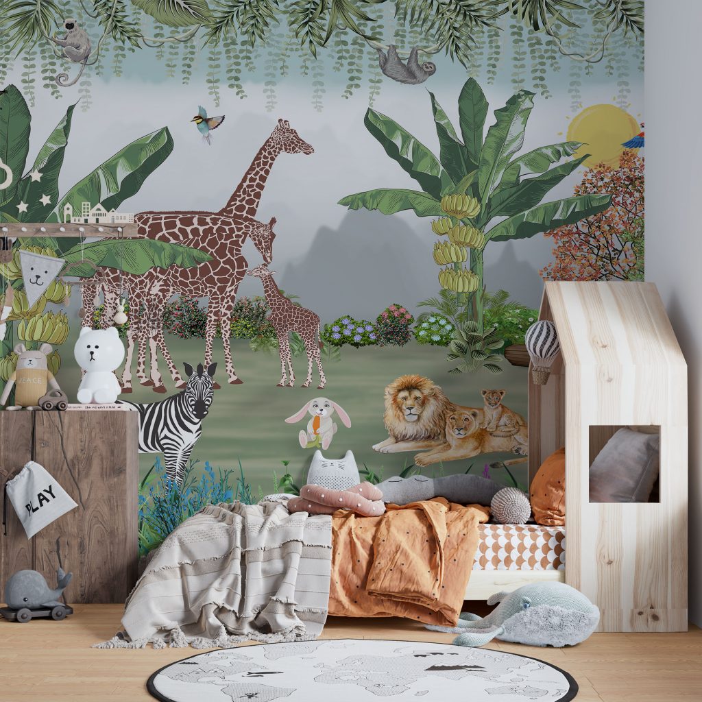 Jungle book - nursery, kids, wallpaper