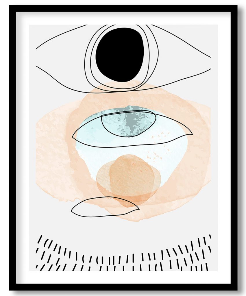 Gold scattered stones III