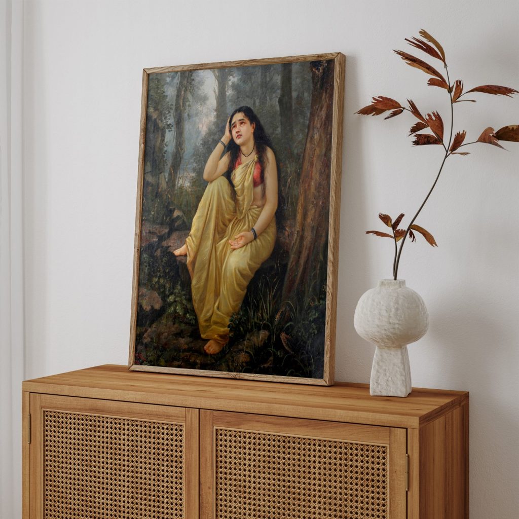 Damayanti vanavas by Raja Ravi Varma (1894)