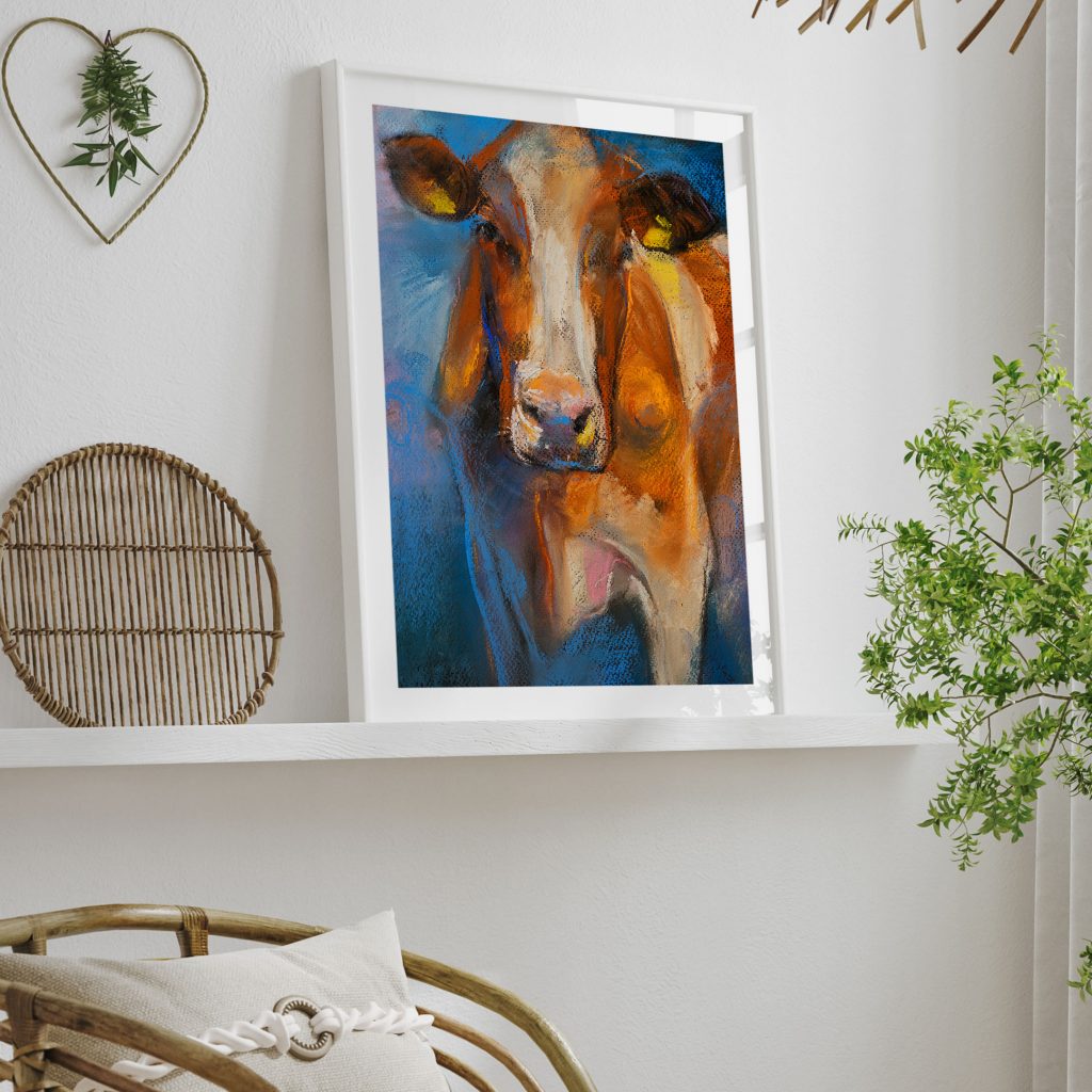 Fine Art Cow Face – Wall Hanging