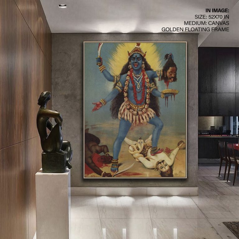 Goddess kali by Raja Ravi Varma (1910) - BestOfBharat