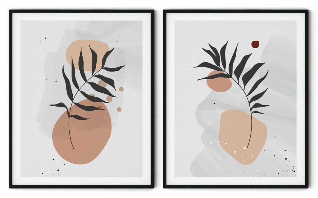 Set of 2 hawaiian botanical