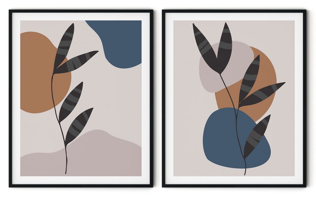 Set of 2 comfy leaves