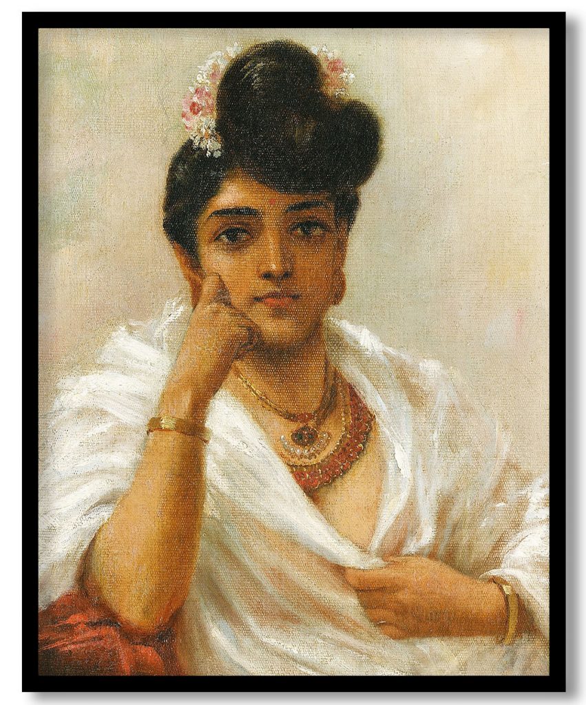 Malabari saundarya by Raja Ravi Varma